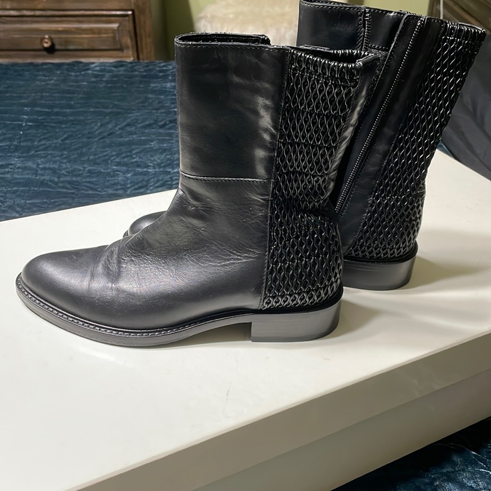 Aquatalia black boots!Worn once! Size 5.5! Great  collection!